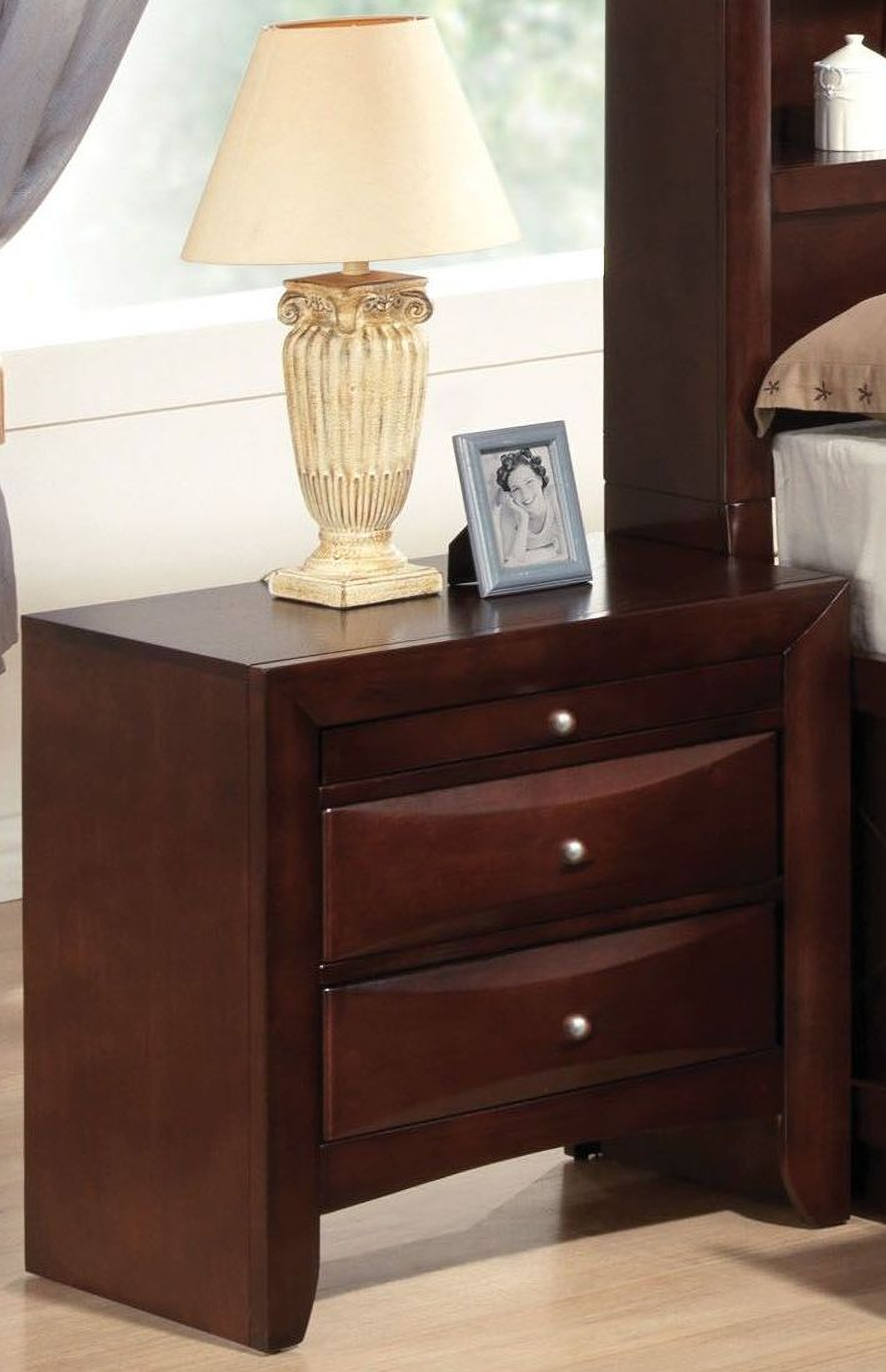 Ireland Espresso Bookcase Storage Bedroom Set - 1StopBedrooms.