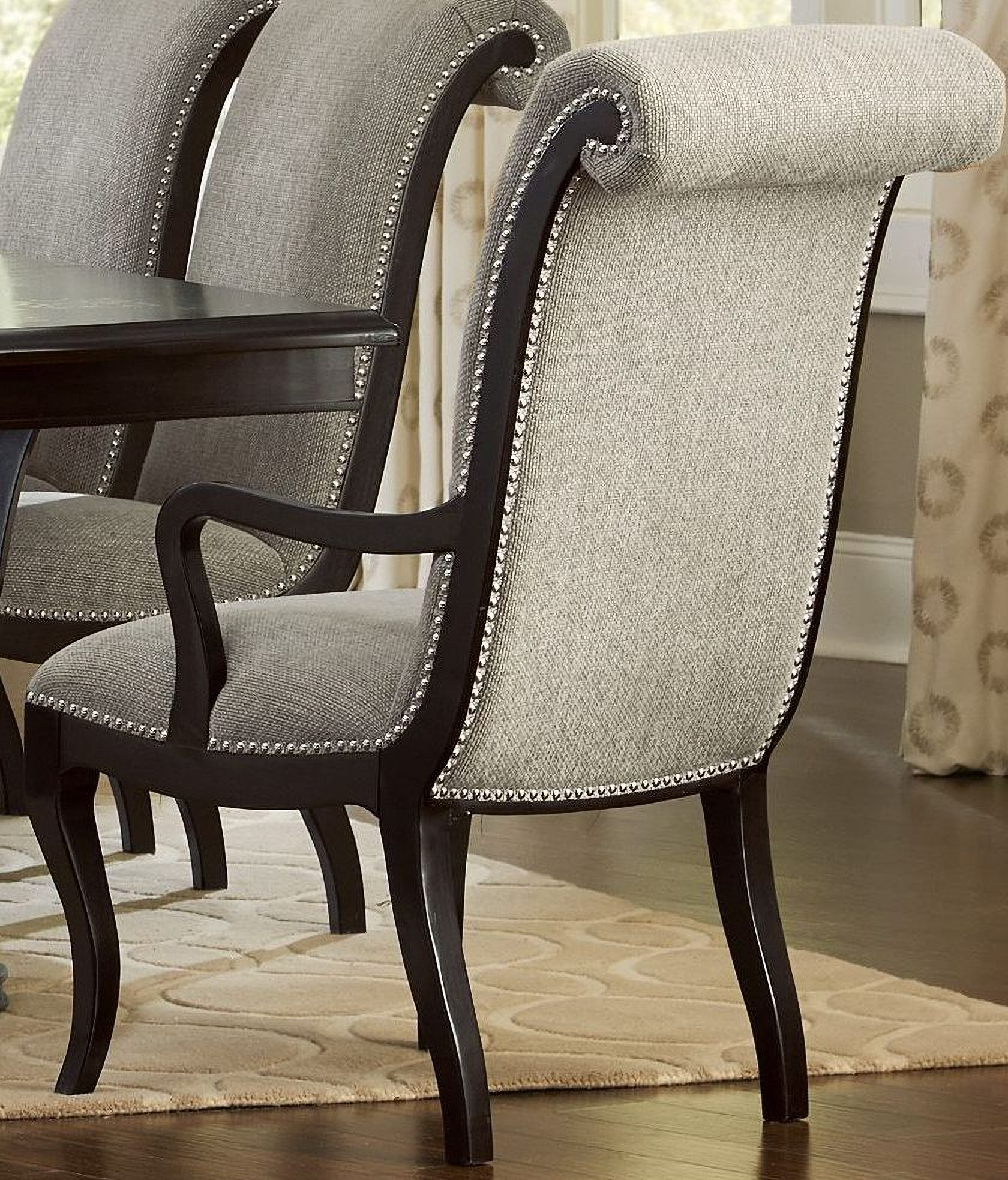 Savion Espresso Round Pedestal Extendable Dining Room Set 1StopBedrooms.