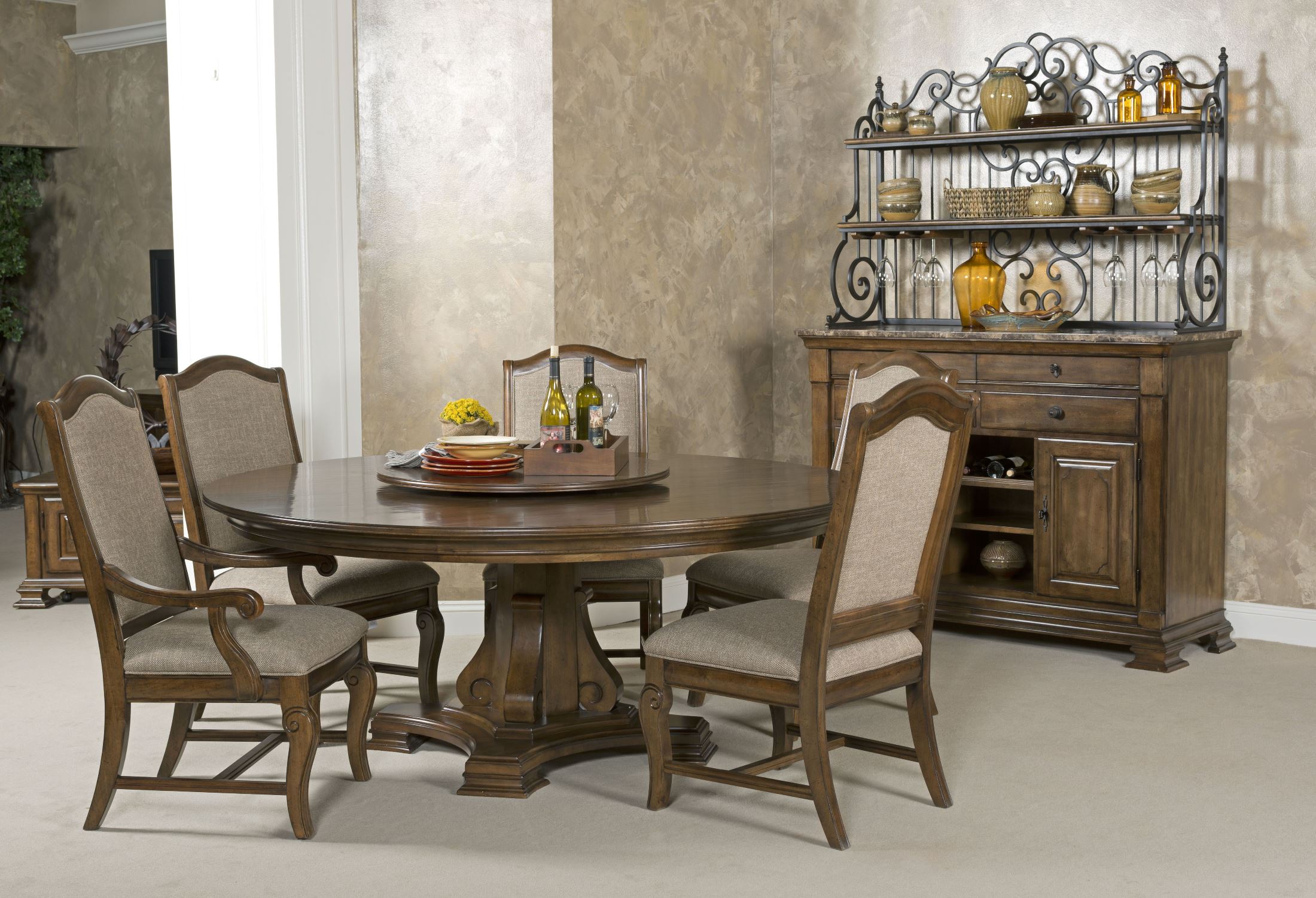 Portolone 60 Round Dining Room Set 1stopbedrooms Portolone 60 Round Dining Room Set, 60 Round Dining Room Table