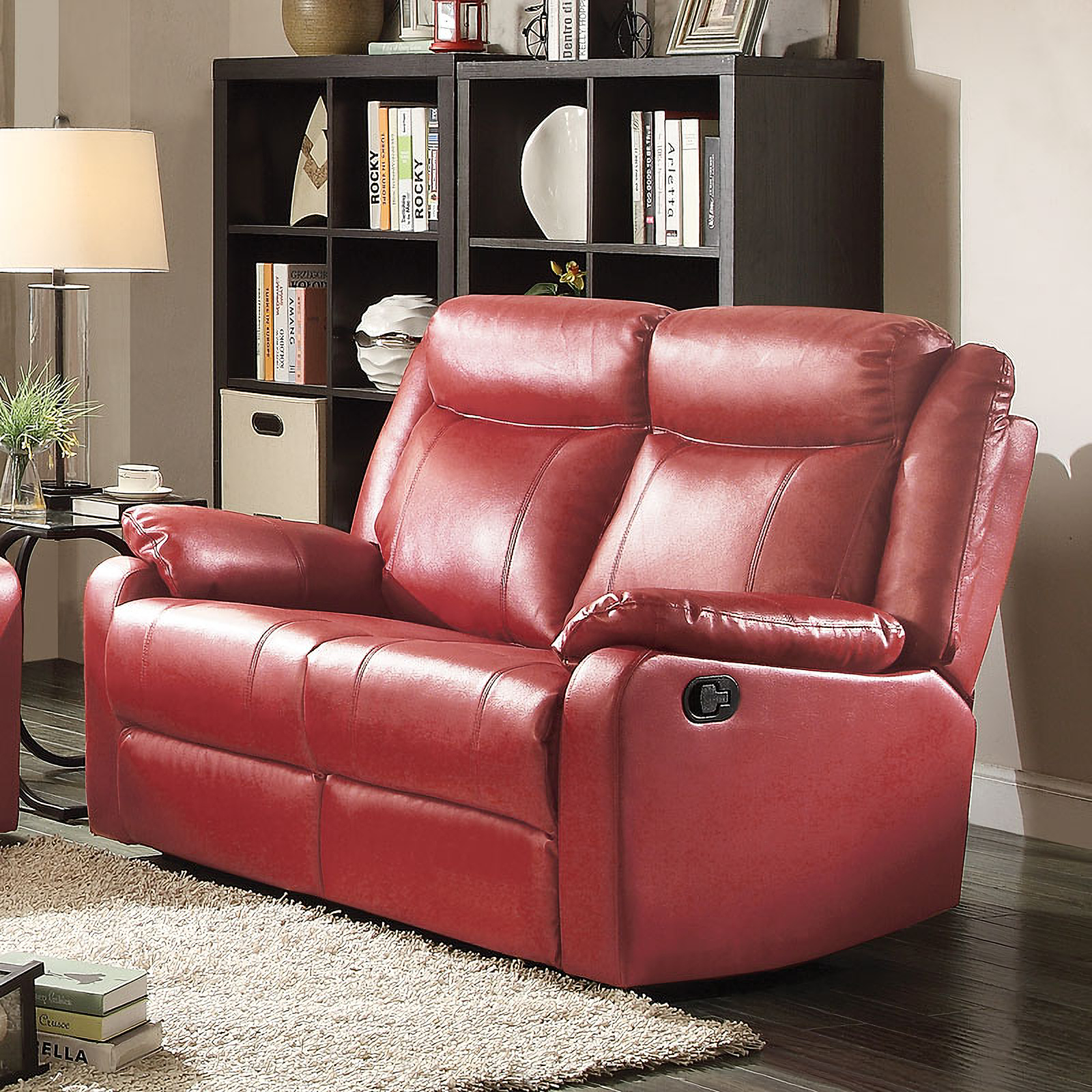 G765 Reclining Living Room Set (Red) - 1StopBedrooms.