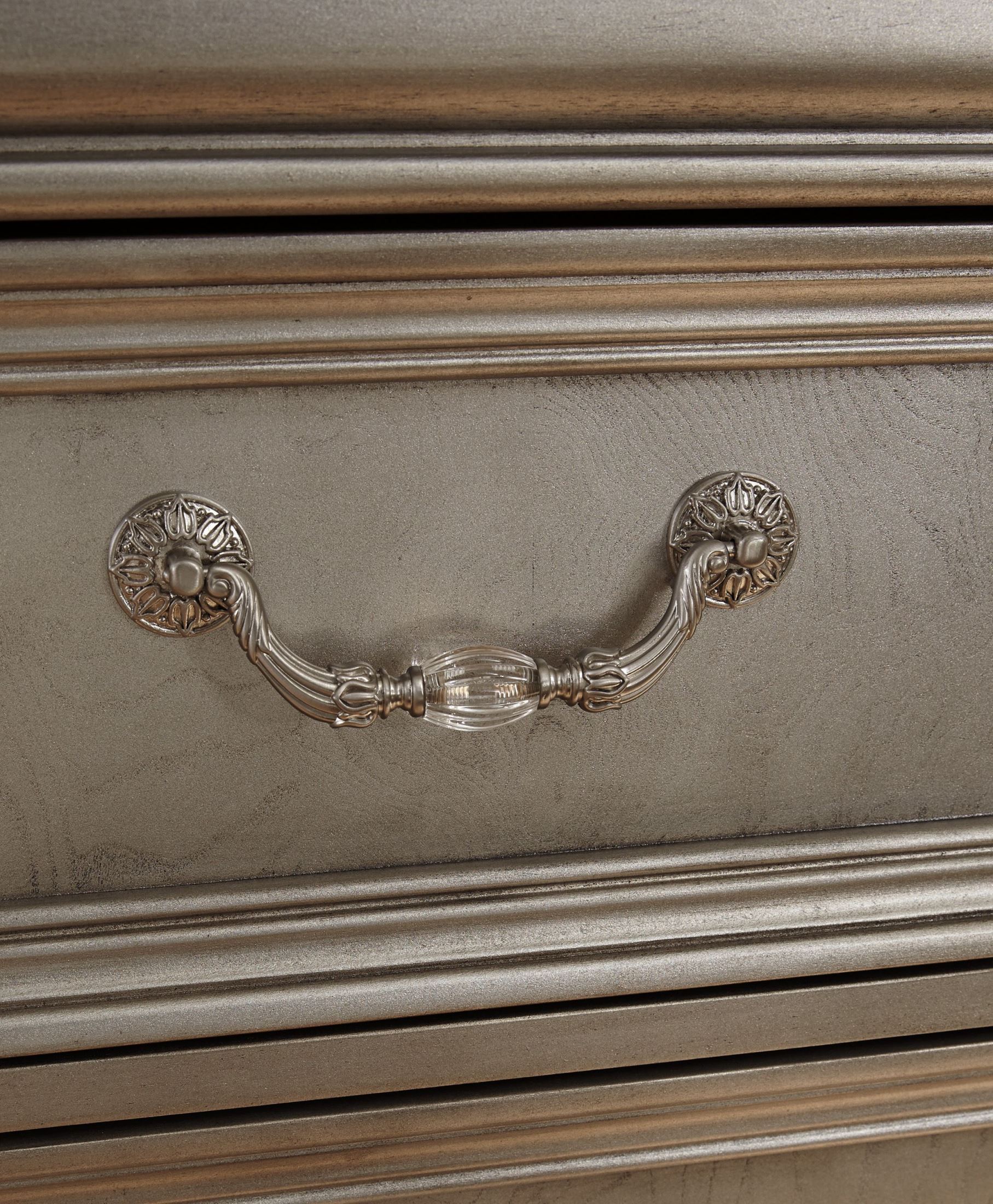 Birlanny Silver Upholstered Panel Bedroom Set - 1StopBedrooms.