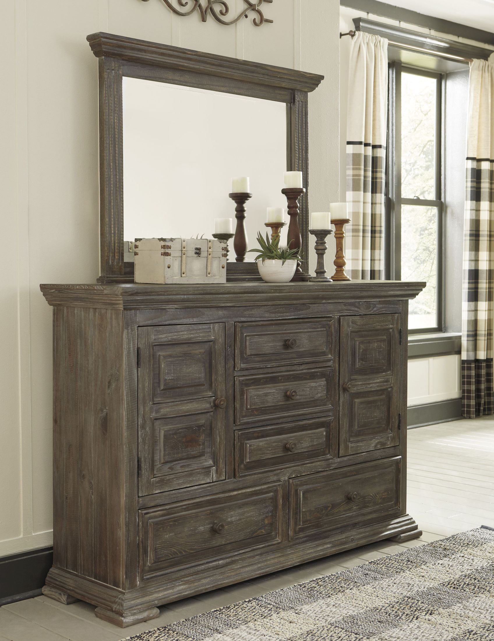 Wyndahl Brown Panel Bedroom Set - 1StopBedrooms.