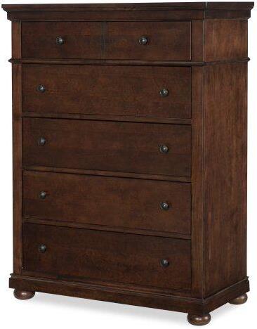 Canterbury Warm Cherry Youth Sleigh Bedroom Set ...