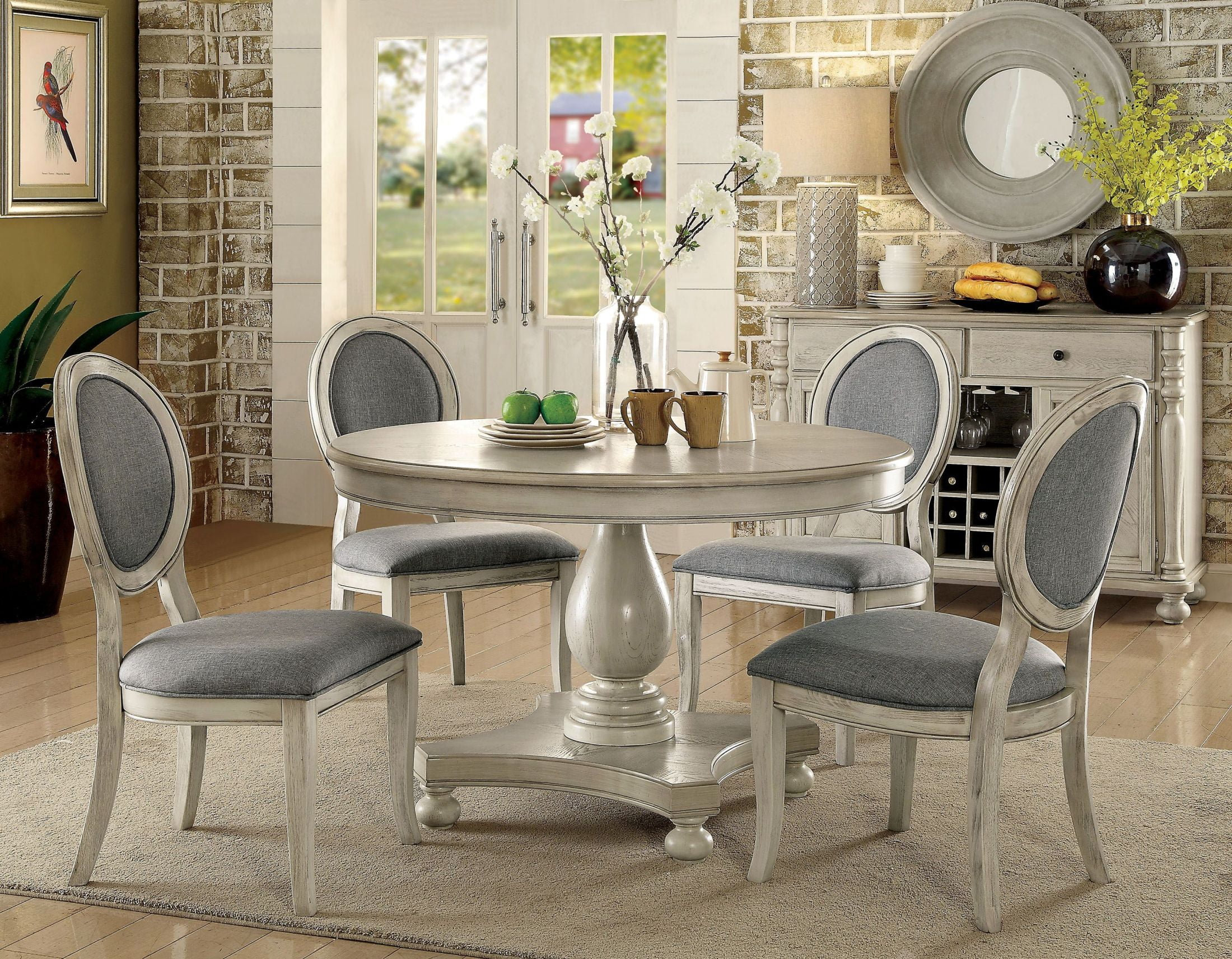 Kathryn Antique White Dining Room Set 1stopbedrooms