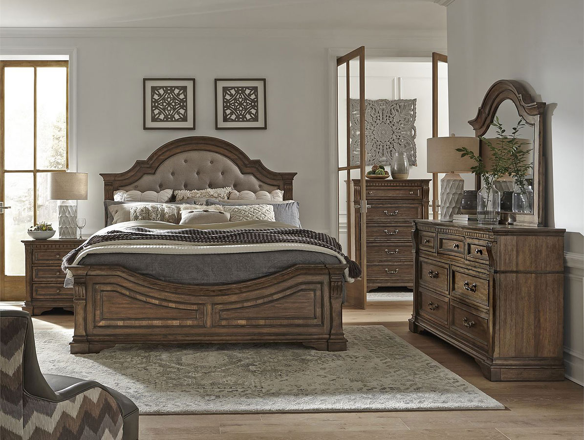 Haven Hall Upholstered Panel Bedroom Set 1stopbedrooms
