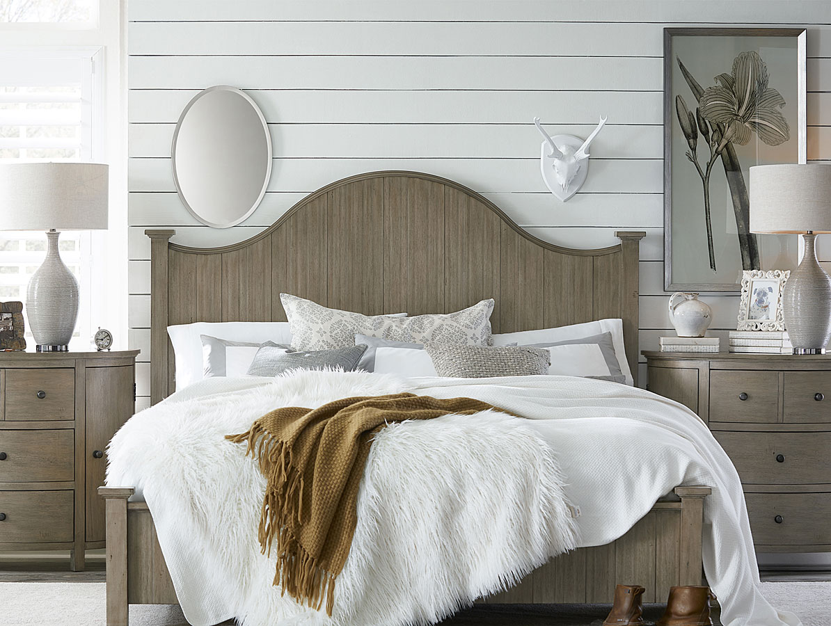 Hideaway Orchard Grey Panel Bedroom Set 1stopbedrooms
