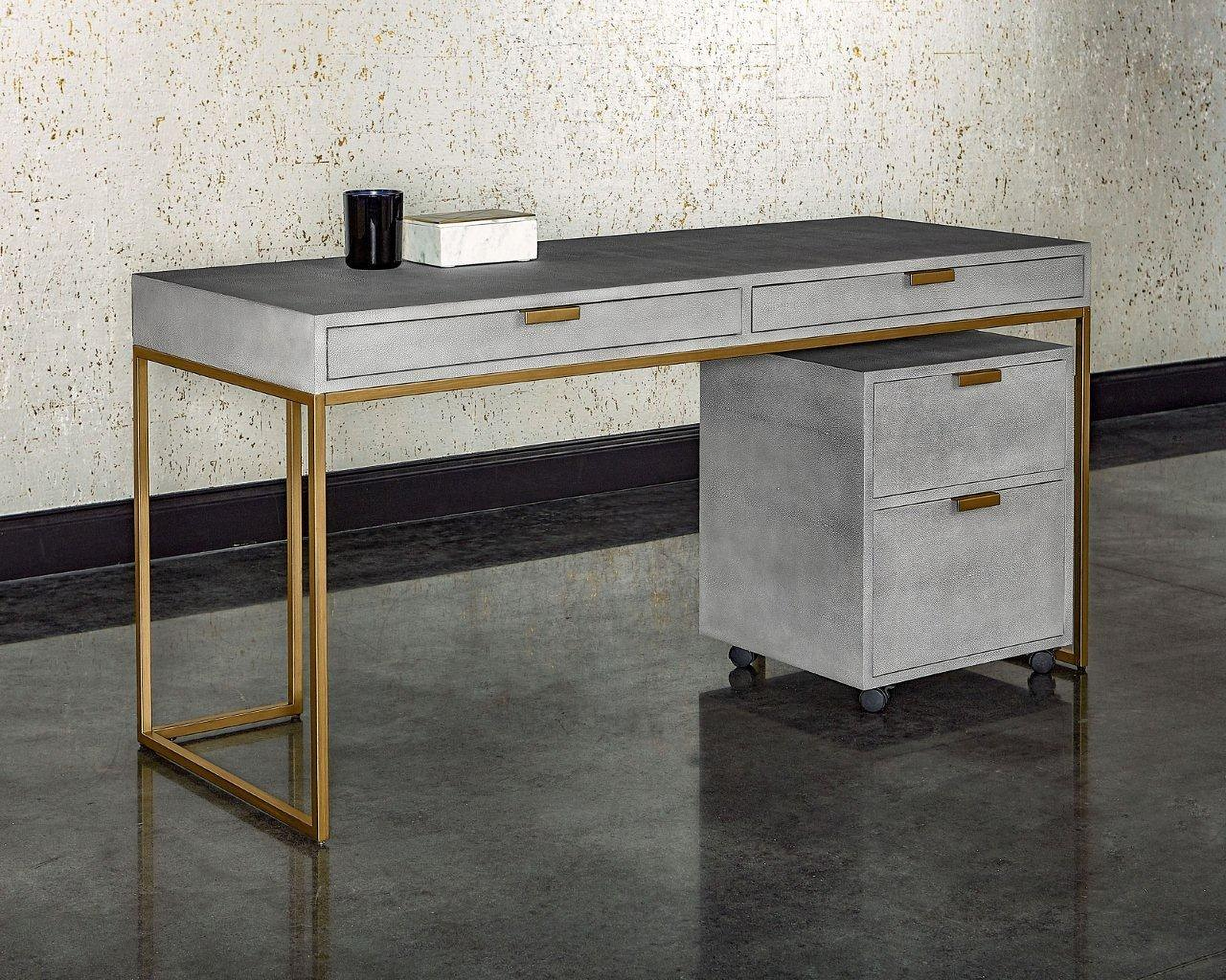 Mixt Jiro Gray Home Office Set 1stopbedrooms