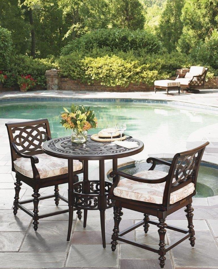 outdoor bistro table set