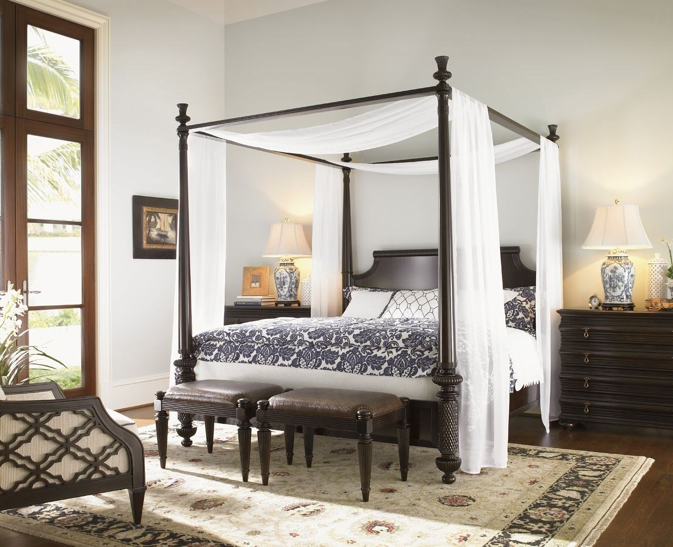 Royal Kahala Diamond Head Poster Canopy Bedroom Set 1stopbedrooms