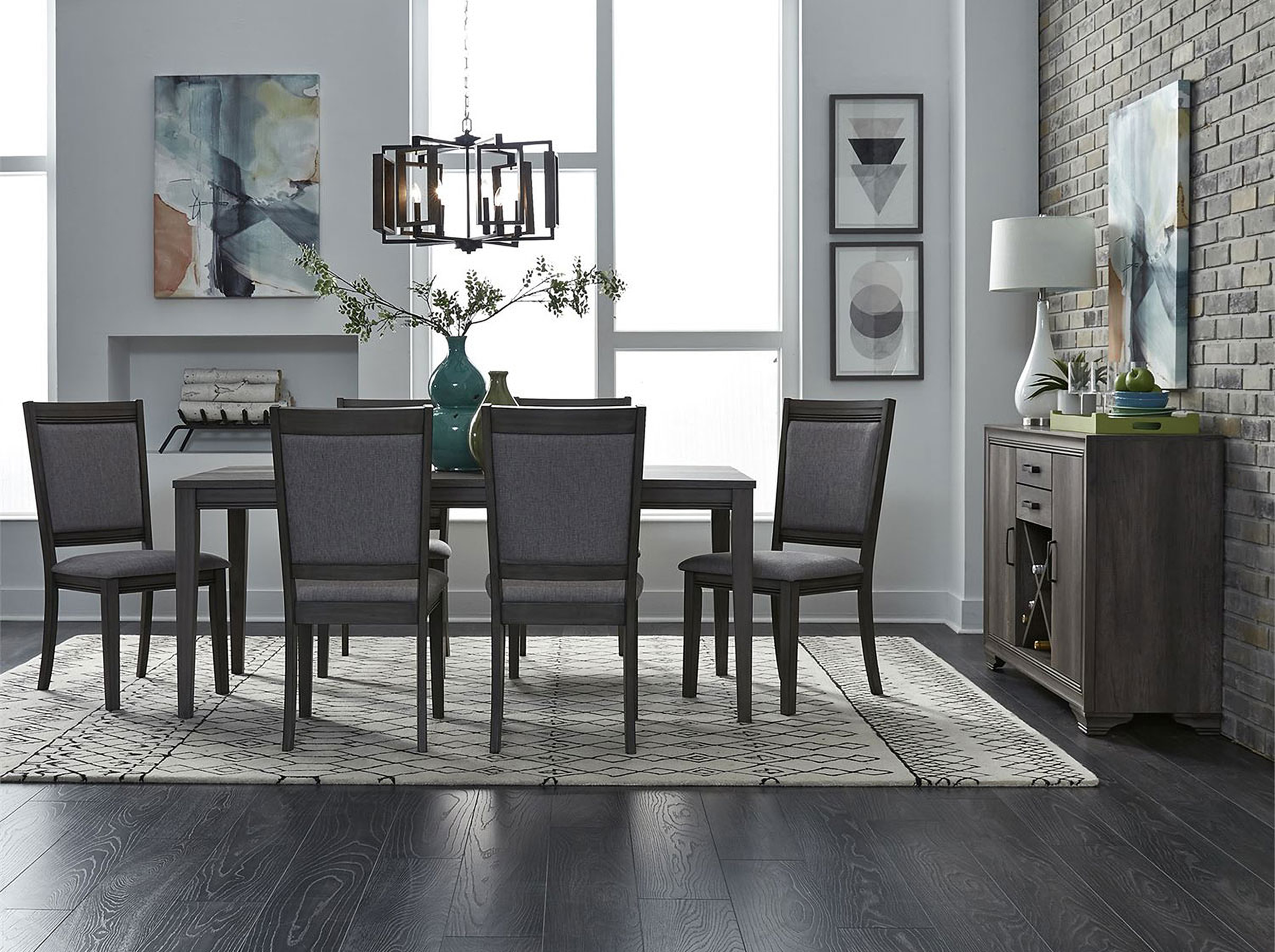 Tanners Creek 72 Inch Dining Room Set W Upholstered Chairs 1stopbedrooms