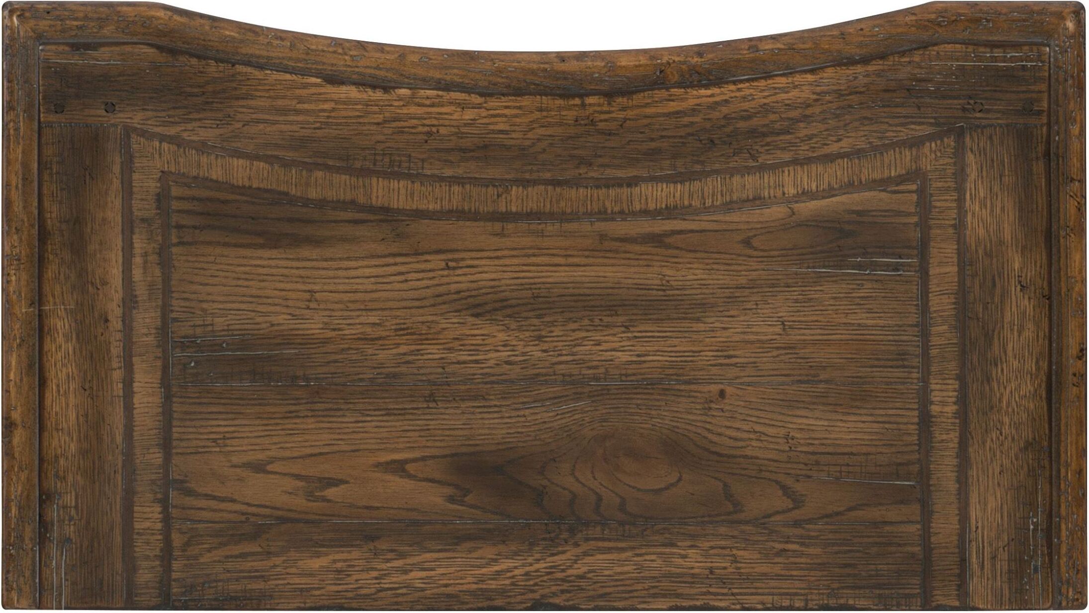 Hill Country Woodcreek Saddle Brown and Black Queen Mansion Bedroom Set