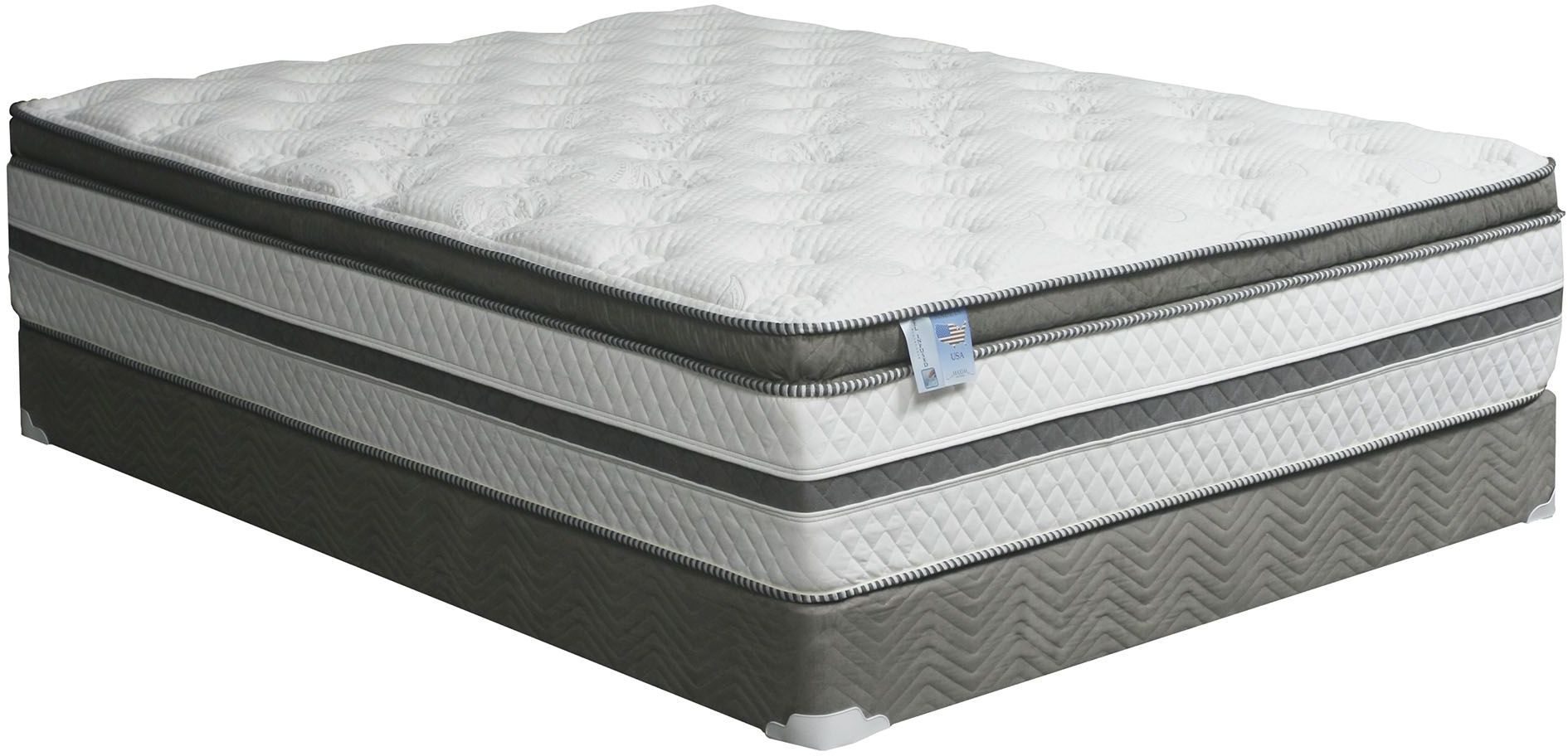 Siddalee 16" Euro Pillow Top King Mattress - 1StopBedrooms.