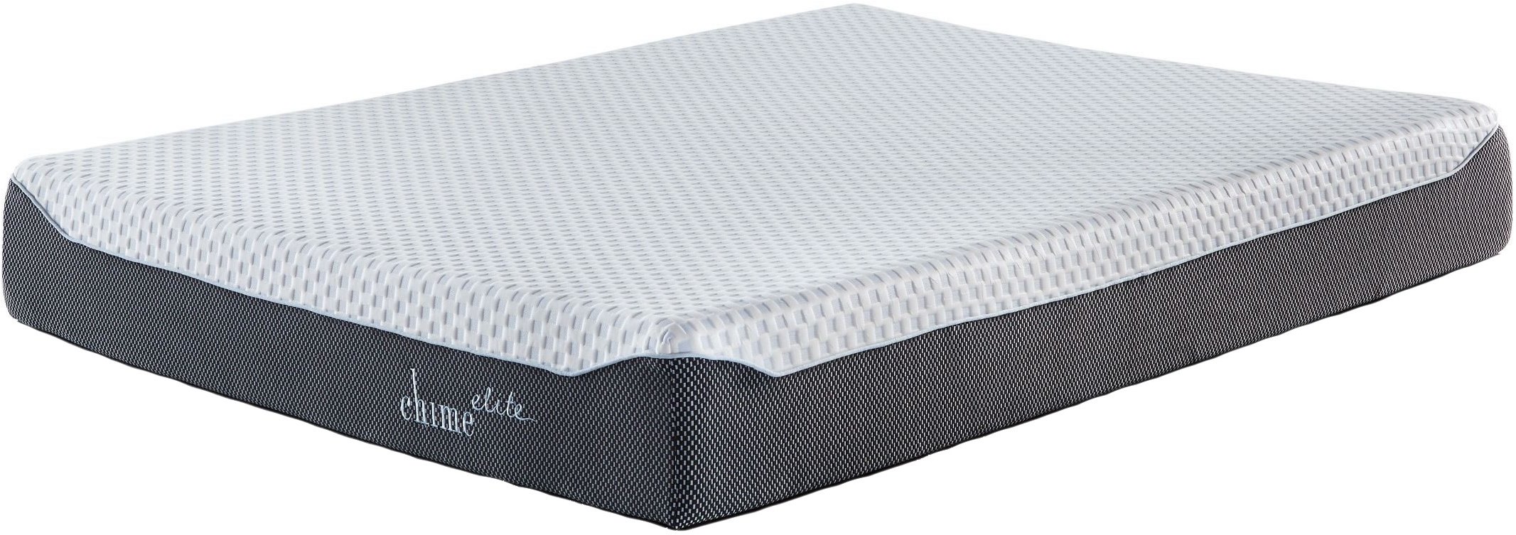 10 Chime Elite White King Memory Foam Mattress With Foundation
