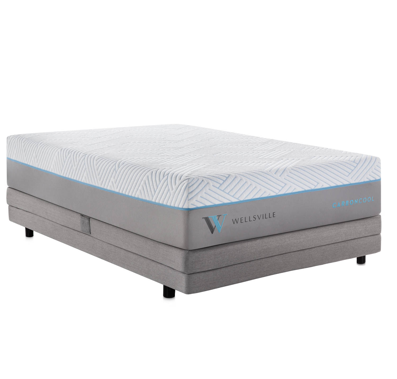 Wellsville 14 Inch Split Cal King CarbonCool Mattress ...