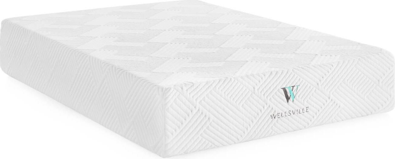 Wellsville 14 Inch Split Cal King Gel Foam Mattress 1stopbedrooms