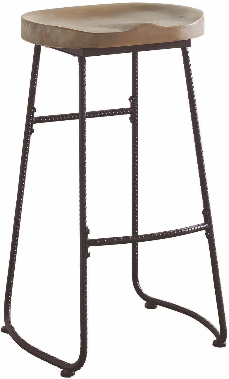 Coaster Rec Room Driftwood Bar Stool Collection 5 Rec Room Driftwood Bar Stool Main Image