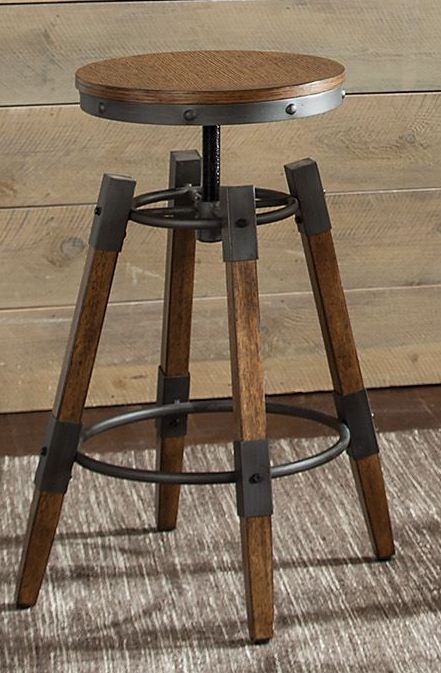 Coaster Hornell Weathered Oak Bar Stool Set Of 2 By Scott Living Hornell Weathered Oak Bar Stool Set Of 2 By Scott Living Main Image