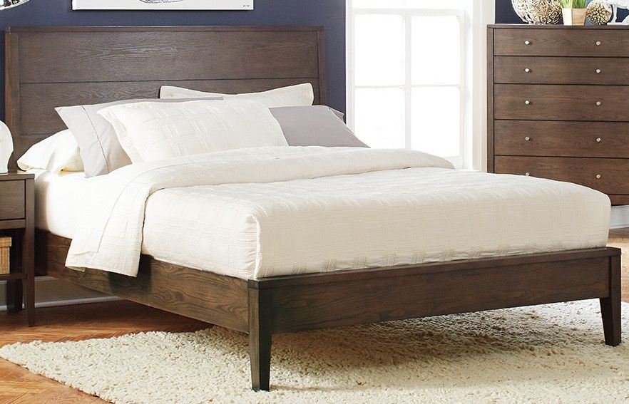 Coaster Lompoc Ash Brown Queen Platform Bed Collection 5 Lompoc Ash Brown Queen Platform Bed