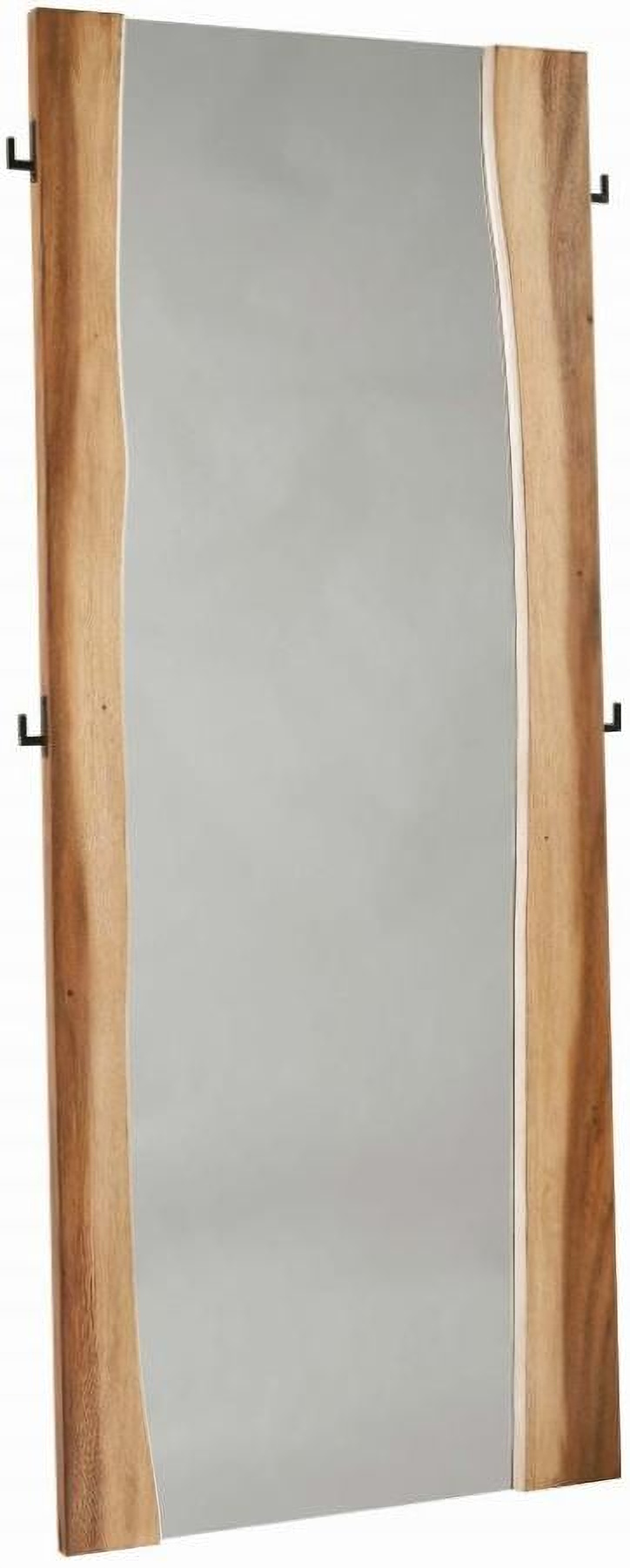 Madden Smoky Walnut And Coffee Bean Floor Mirror By Scott Living