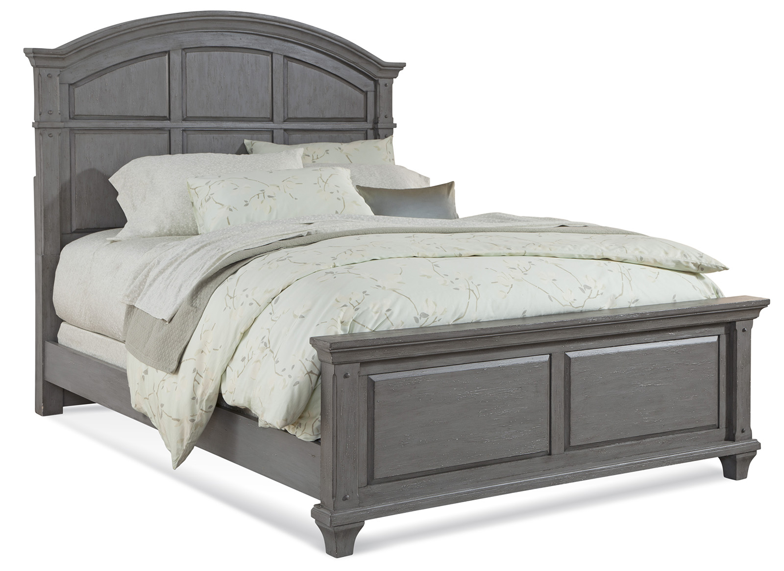 American Woodcrafters Sedona Queen Panel Bed American Woodcrafters Sedona Queen Panel Bed In Led Grey Main Image