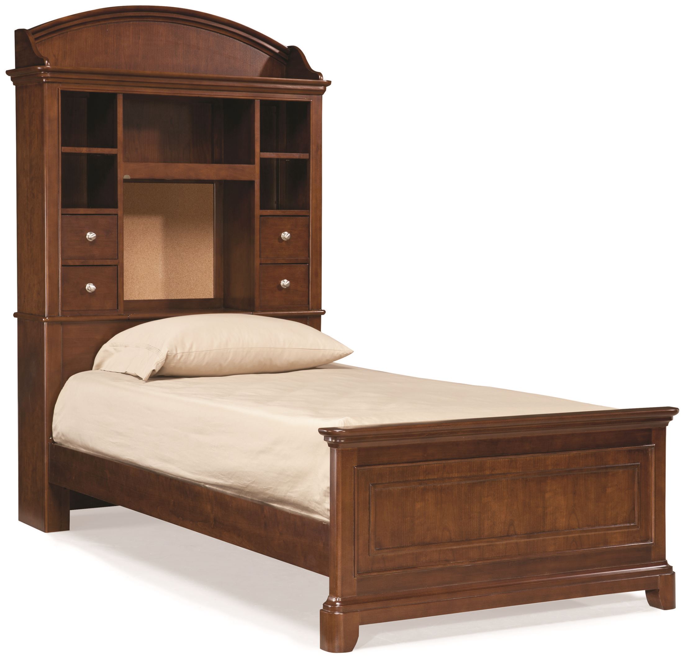 Legacy Classic Kids Impressions Clear Cherry Twin Bookcase Impressions Classic Clear Cherry Twin Bookcase Bed Main Image