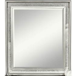 Posh Silver Luxe Lighted Vanity Mirror