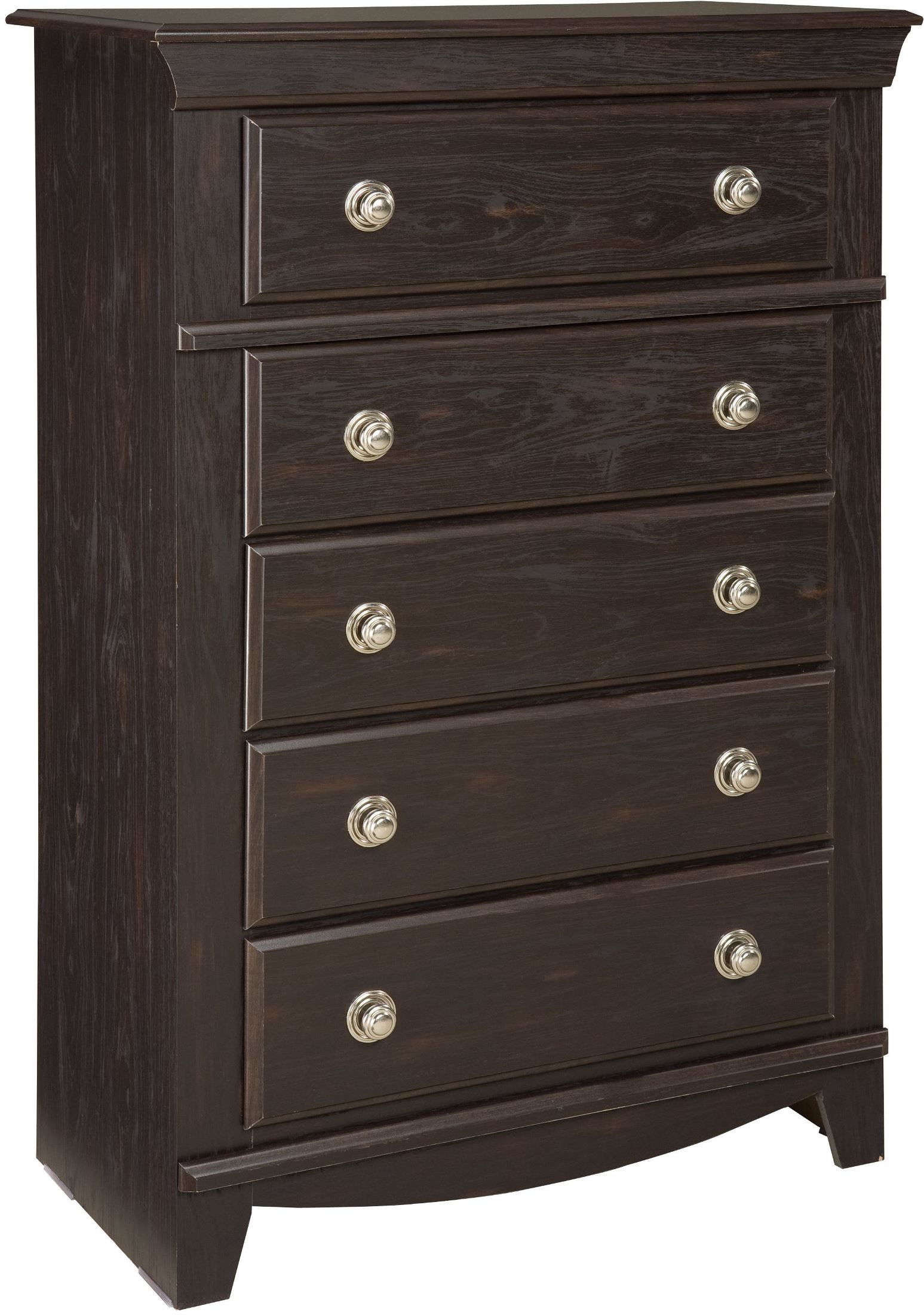 Carlsbad Dark Espresso 5 Drawer Chest 1stopbedrooms Carlsbad Dark Espresso 5 Drawer Chest Main Image