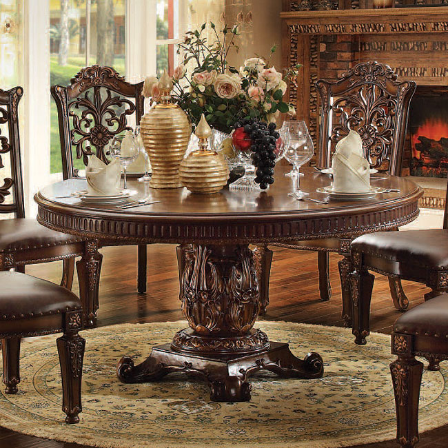 Acme Vendome 72 Inch Round Dining Table Cherry Vendome 72 Inch Round Dining Table Cherry Gallery Image