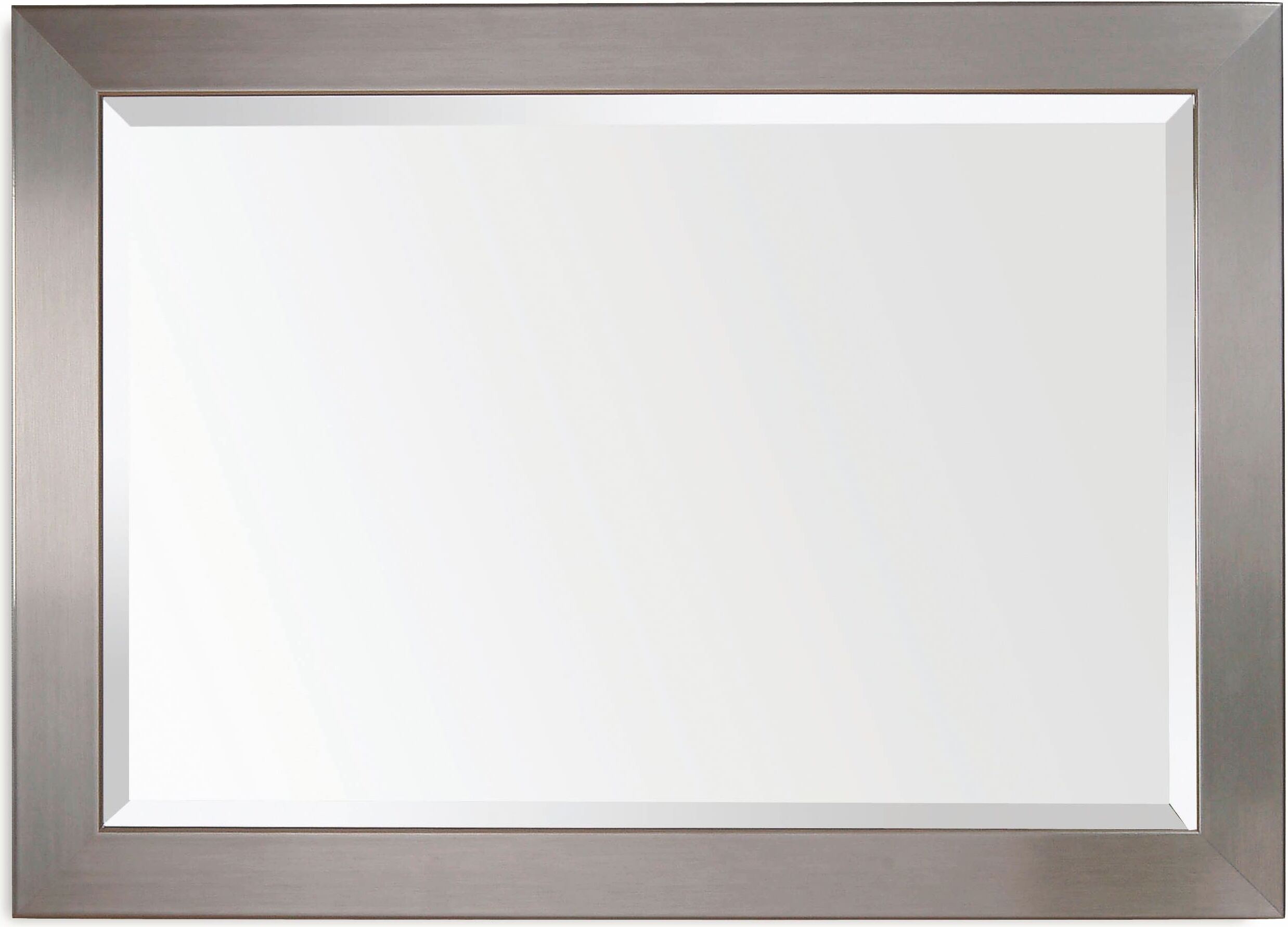 Stainless Brushed Chrome Wall Mirror