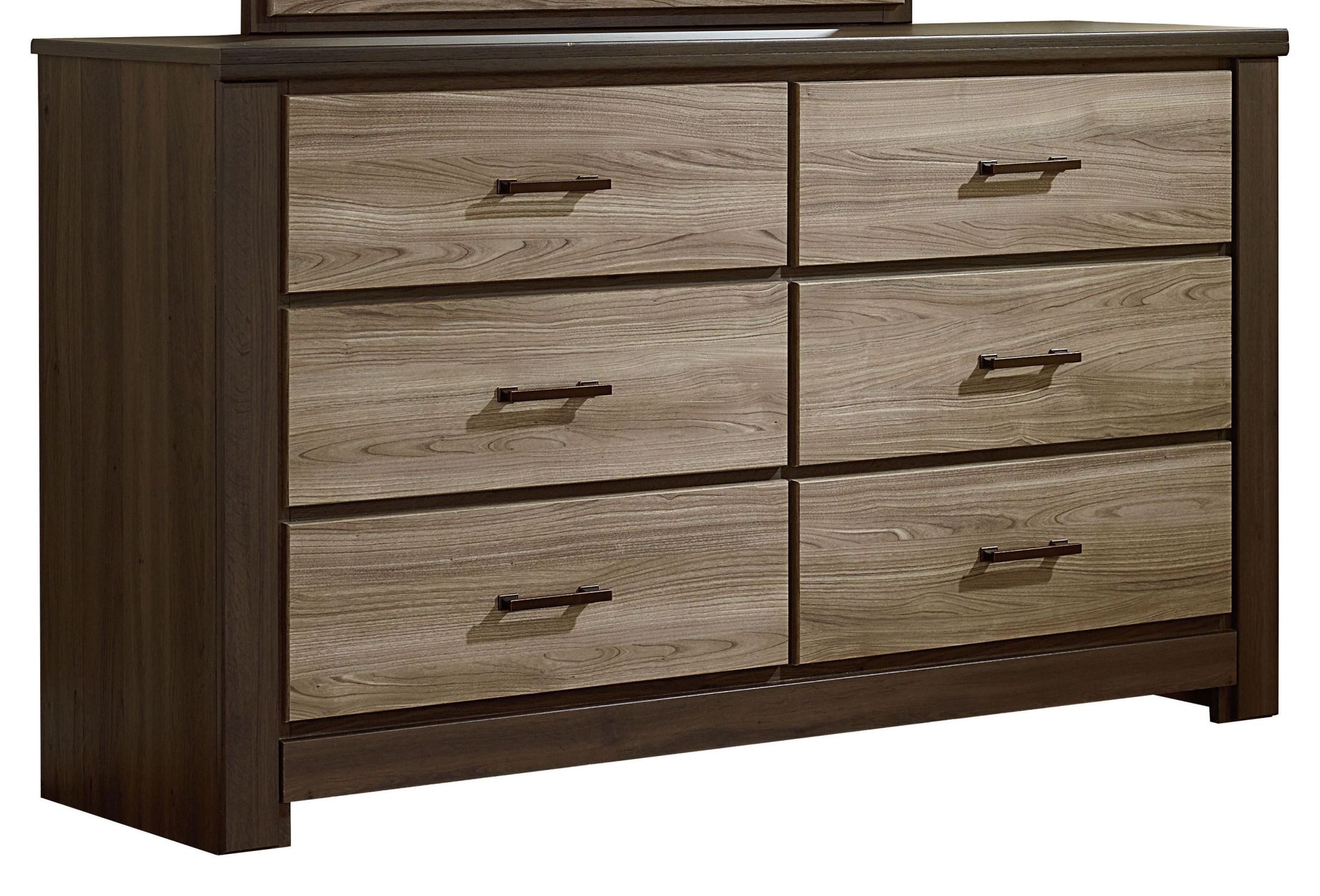 Standard Furniture Fremont Dark And Smoky Weathered Oak 6 Drawer Fremont Dark And Smoky Weathered Oak 6 Drawer Dresser Main Image