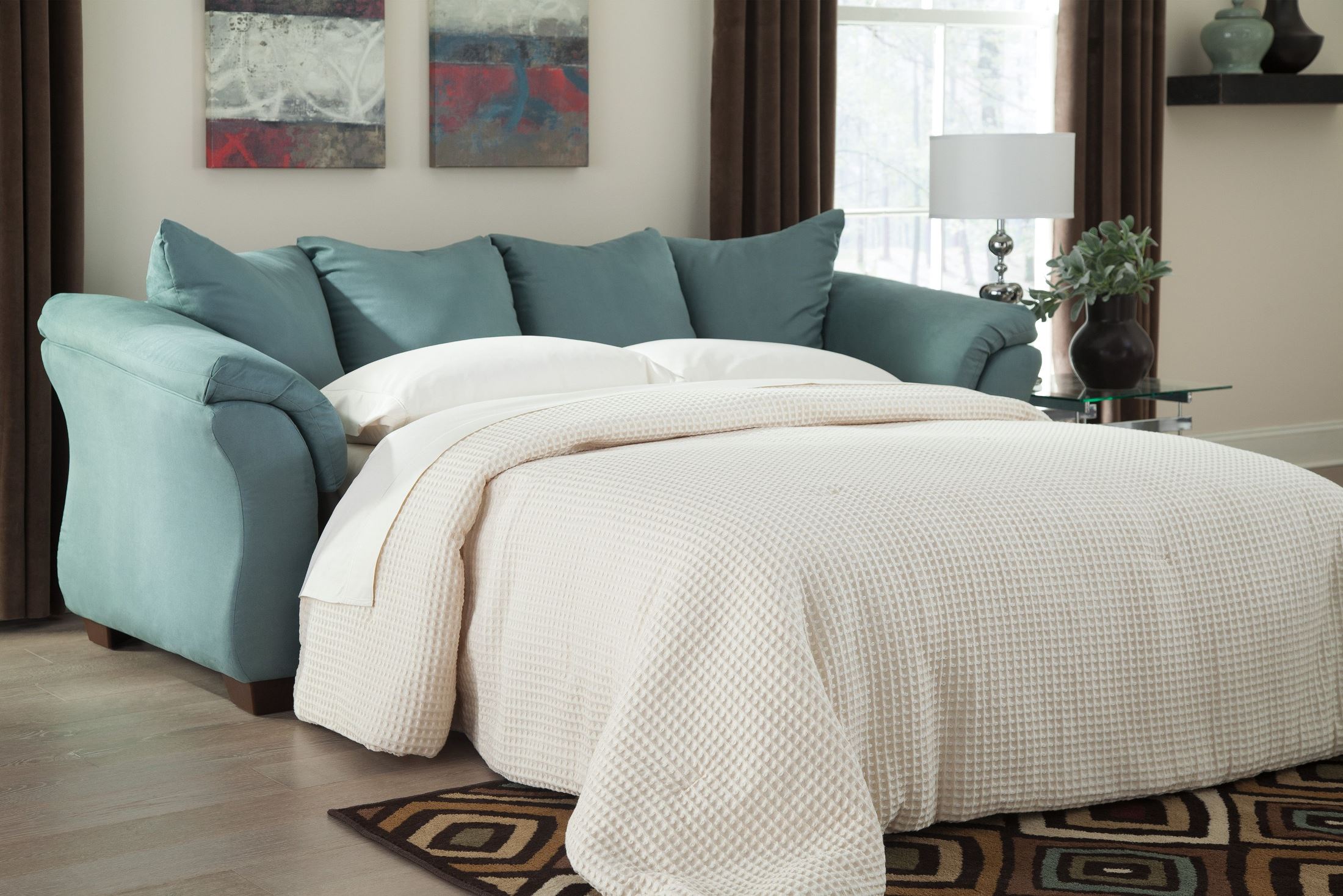 Signature Design By Ashley Darcy Sky Full Sofa Sleeper Darcy Sky Full Sofa Sleeper