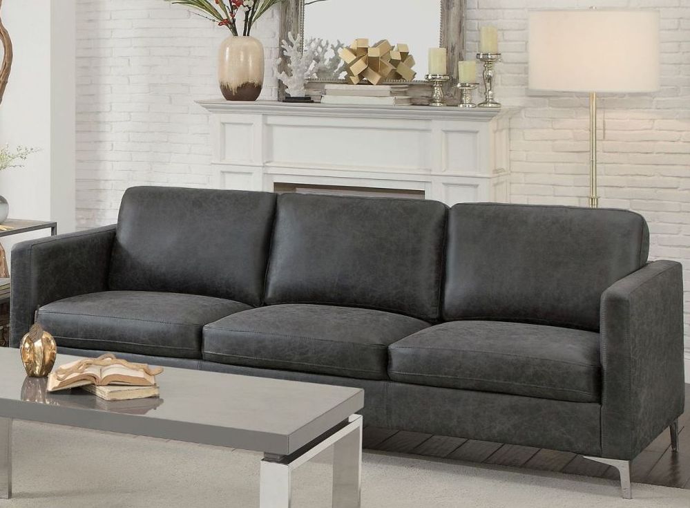 Homelegance Breaux Grey Sofa Collection 7 Reviews Breaux Grey Sofa Main Image