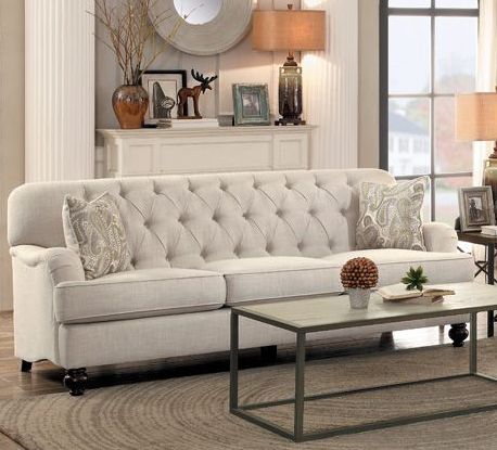 Homelegance Clemencia Natural Tone Sofa Collection 4 Clemencia Natural Tone Sofa Main Image