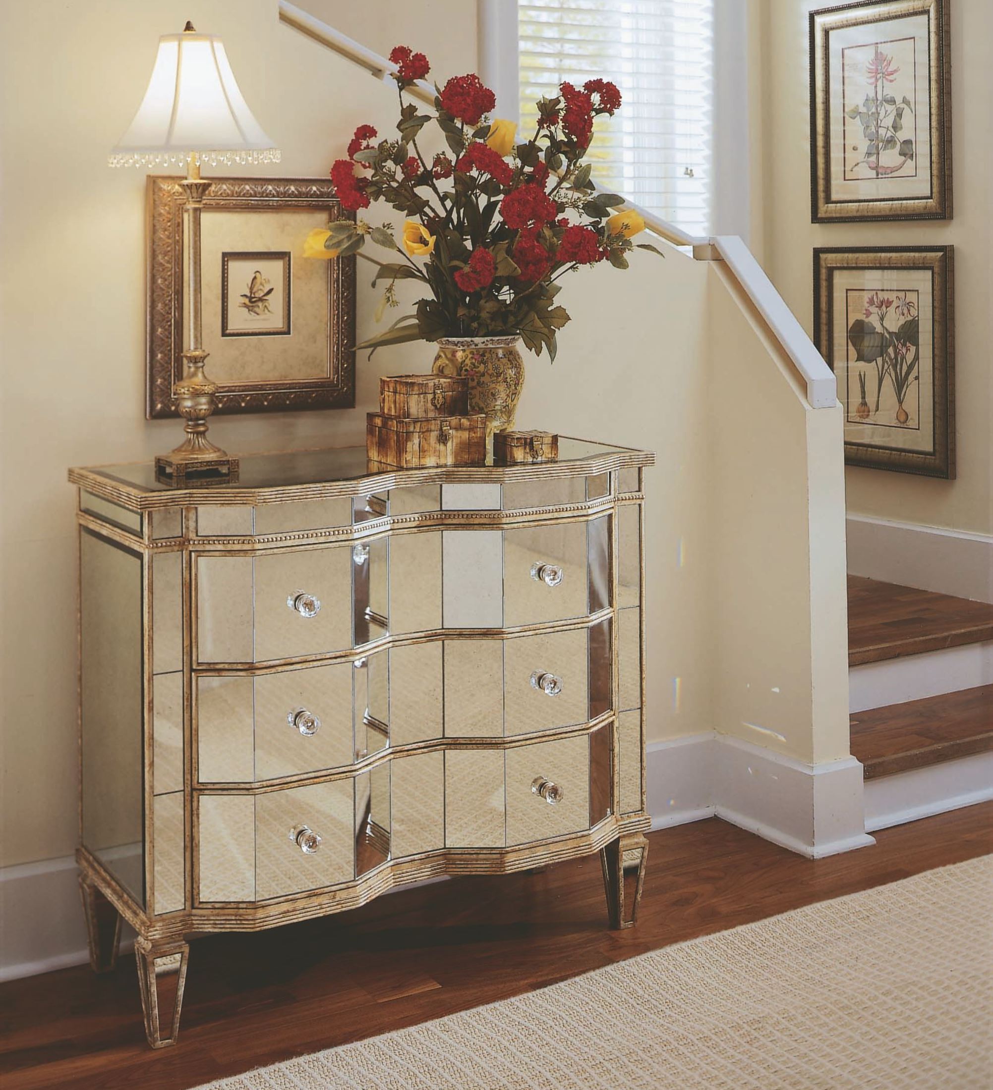 Mirrored 3 Drawer Chest Mirrored 3 Drawer Chest