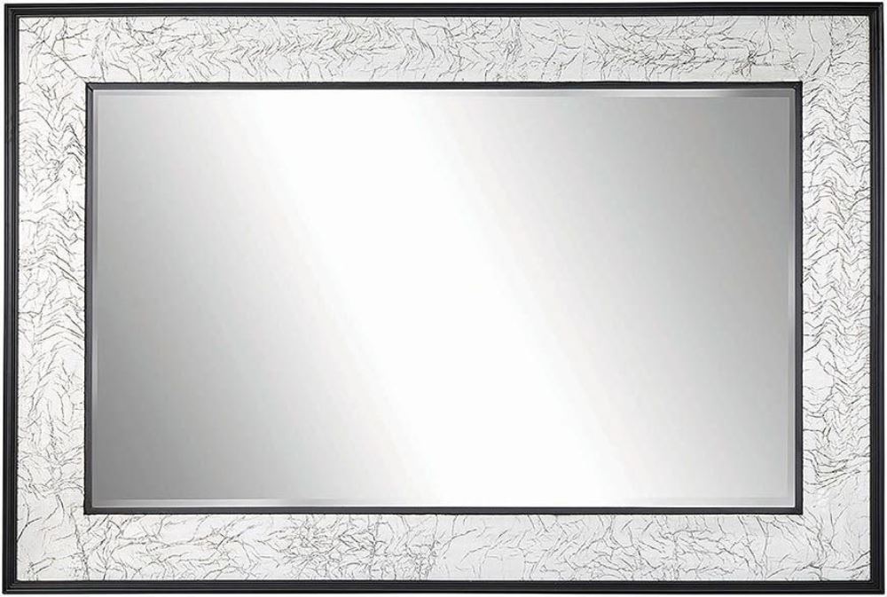 Black And Silver Floor Mirror