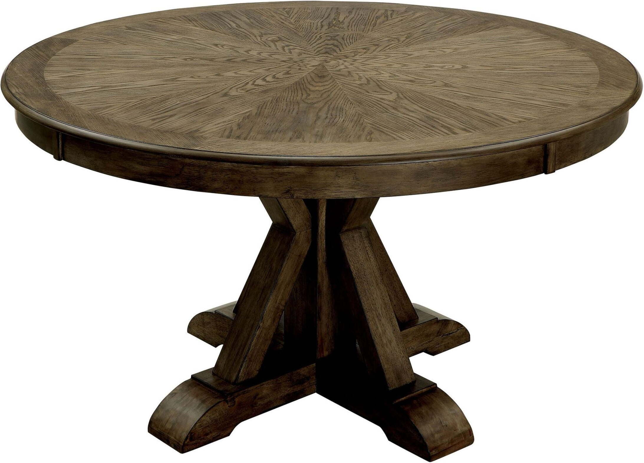 Julia Light Oak Round Dining Table