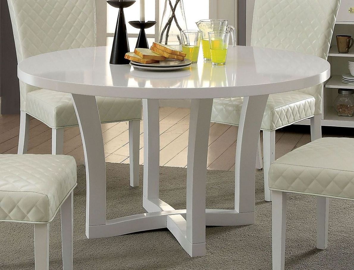 Reidar White Round Dining Table
