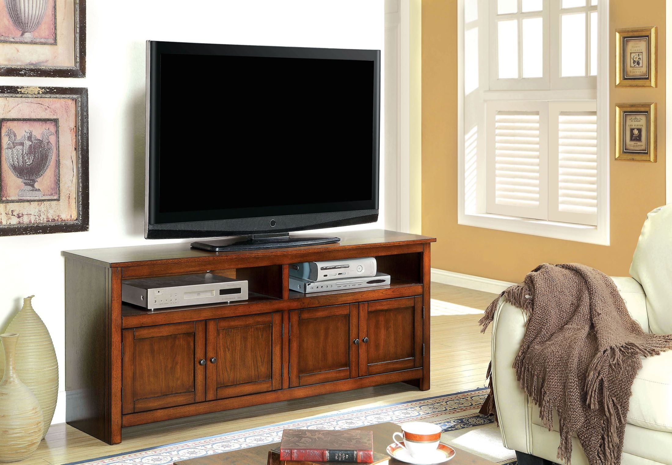 Regent 60 Antique Oak Tv Console 1stopbedrooms Regent 60 Antique Oak Tv Console Main Image
