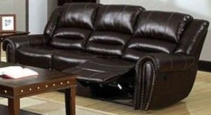 Dudhope Bonded Leather Reclining Sofa
