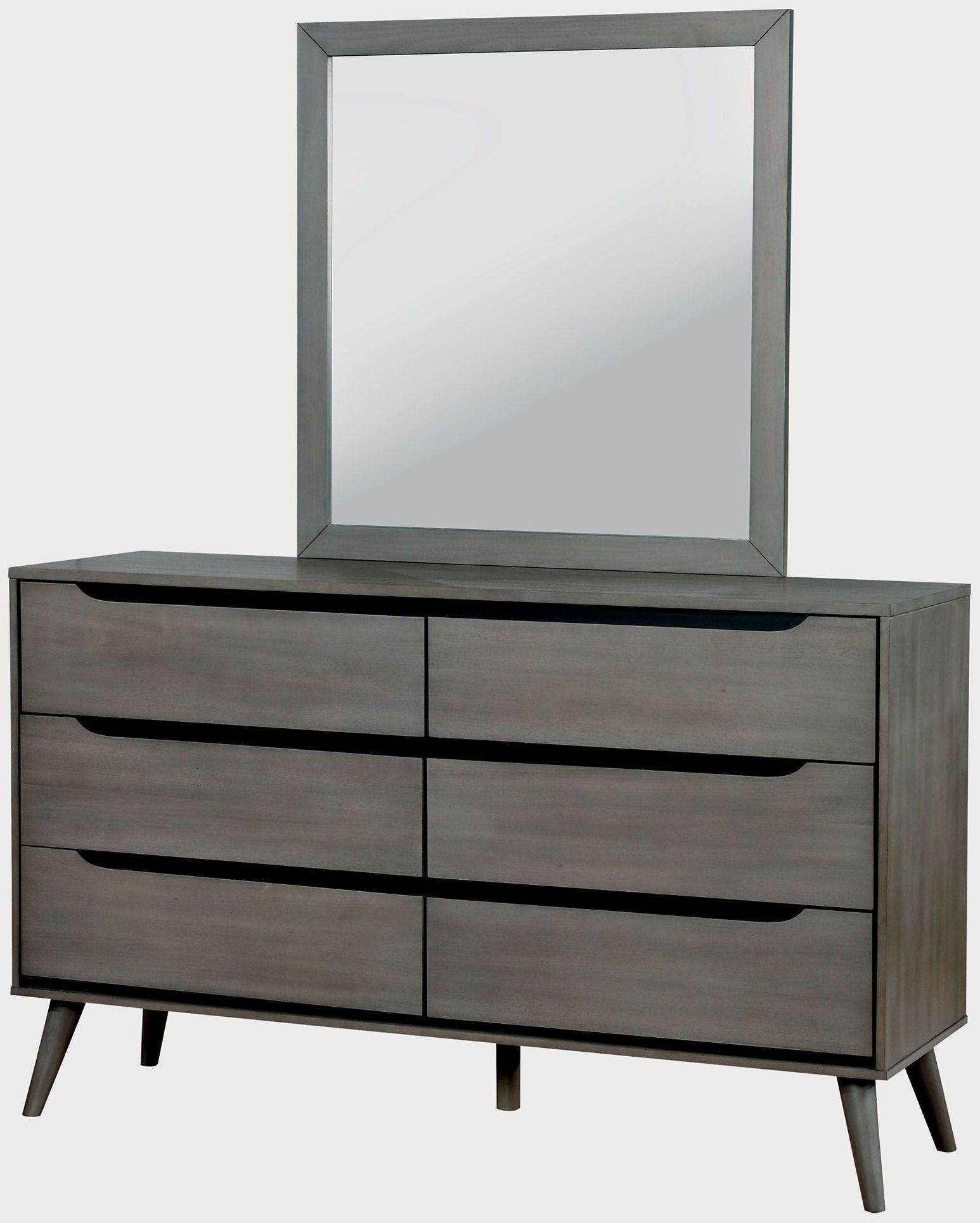 Furniture Of America Lennart Gray Dresser Collection 5 Lennart Gray Dresser By Furniture Of America