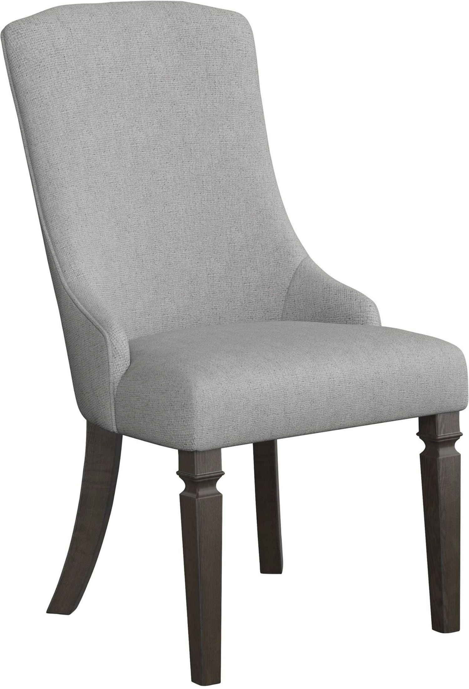 Mikalene Brown Metallic Upholstered Dining Arm Chair Set Of 2