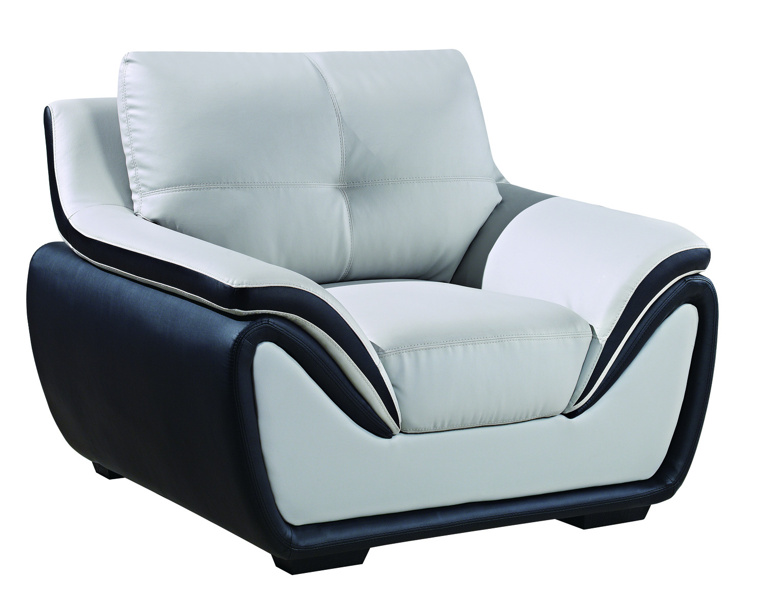 Global Furniture Usa U3250 Chair In Grey Black Global Furniture U3250 Chair In Grey Black Main Image