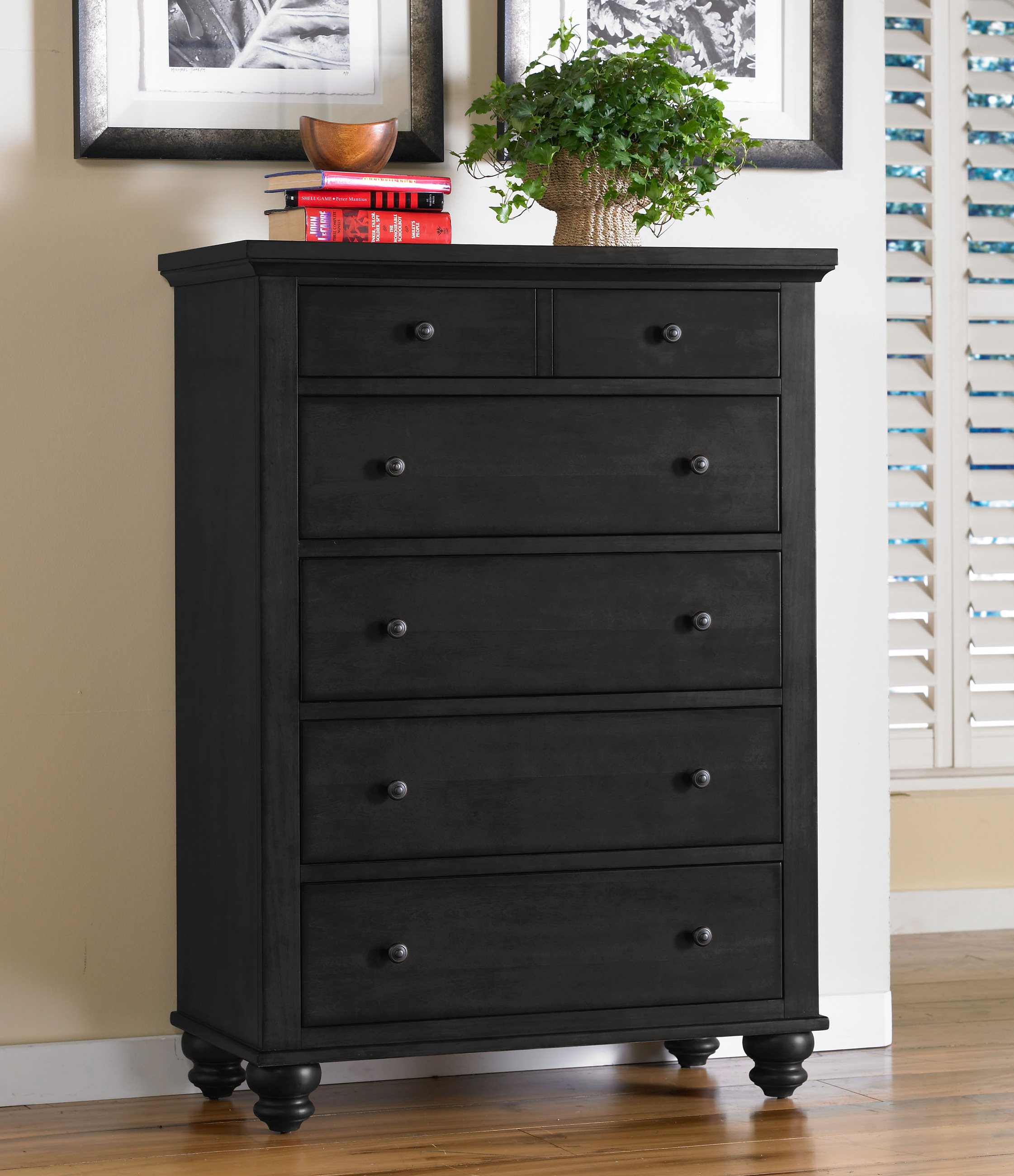 Aspenhome Cambridge Chest In Black Icb 456 Blk Aspenhome Cambridge Chest In Black Icb 456 Blk Main Image