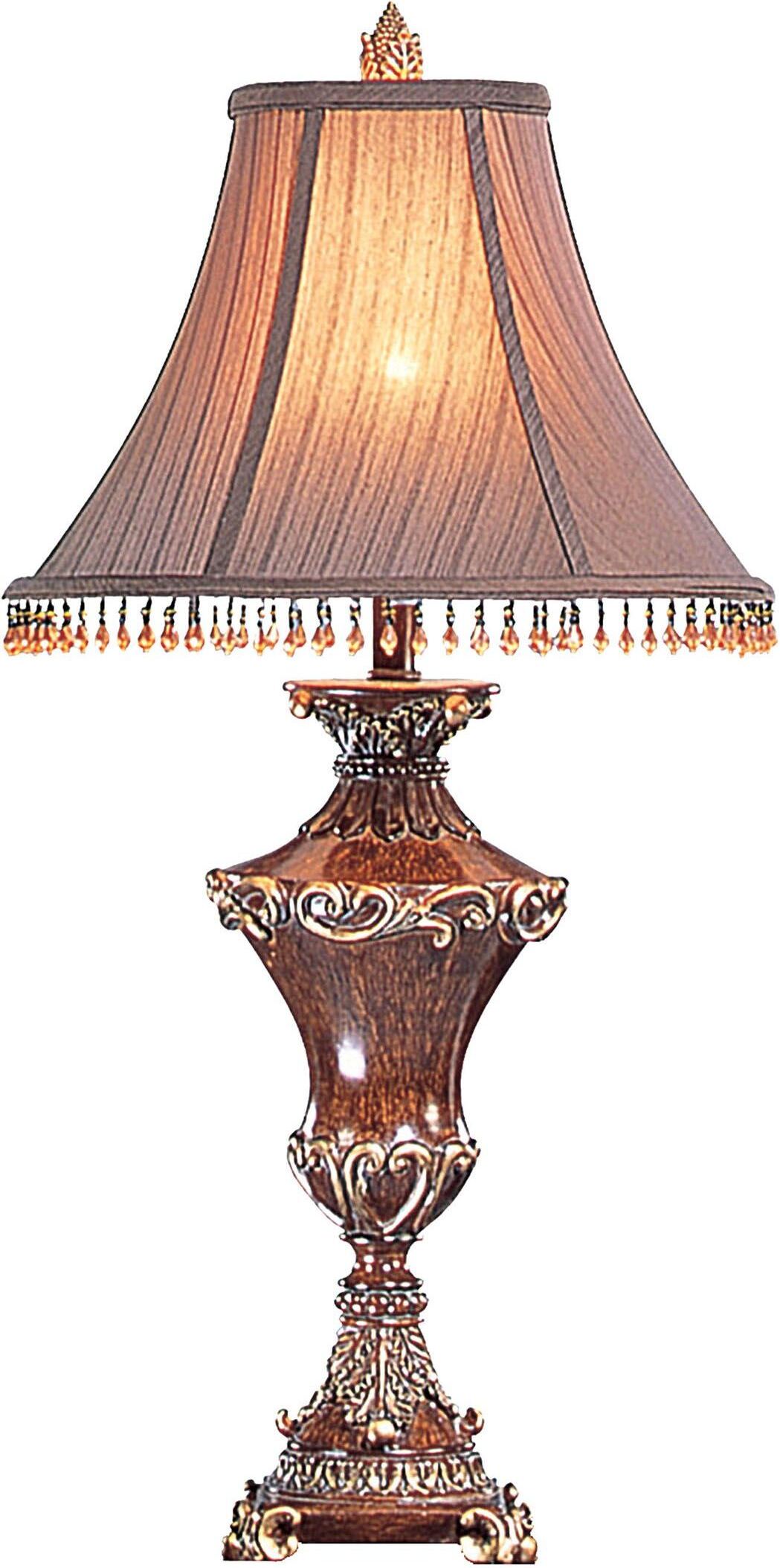 Selma Faux Wood Table Lamp Set Of 2