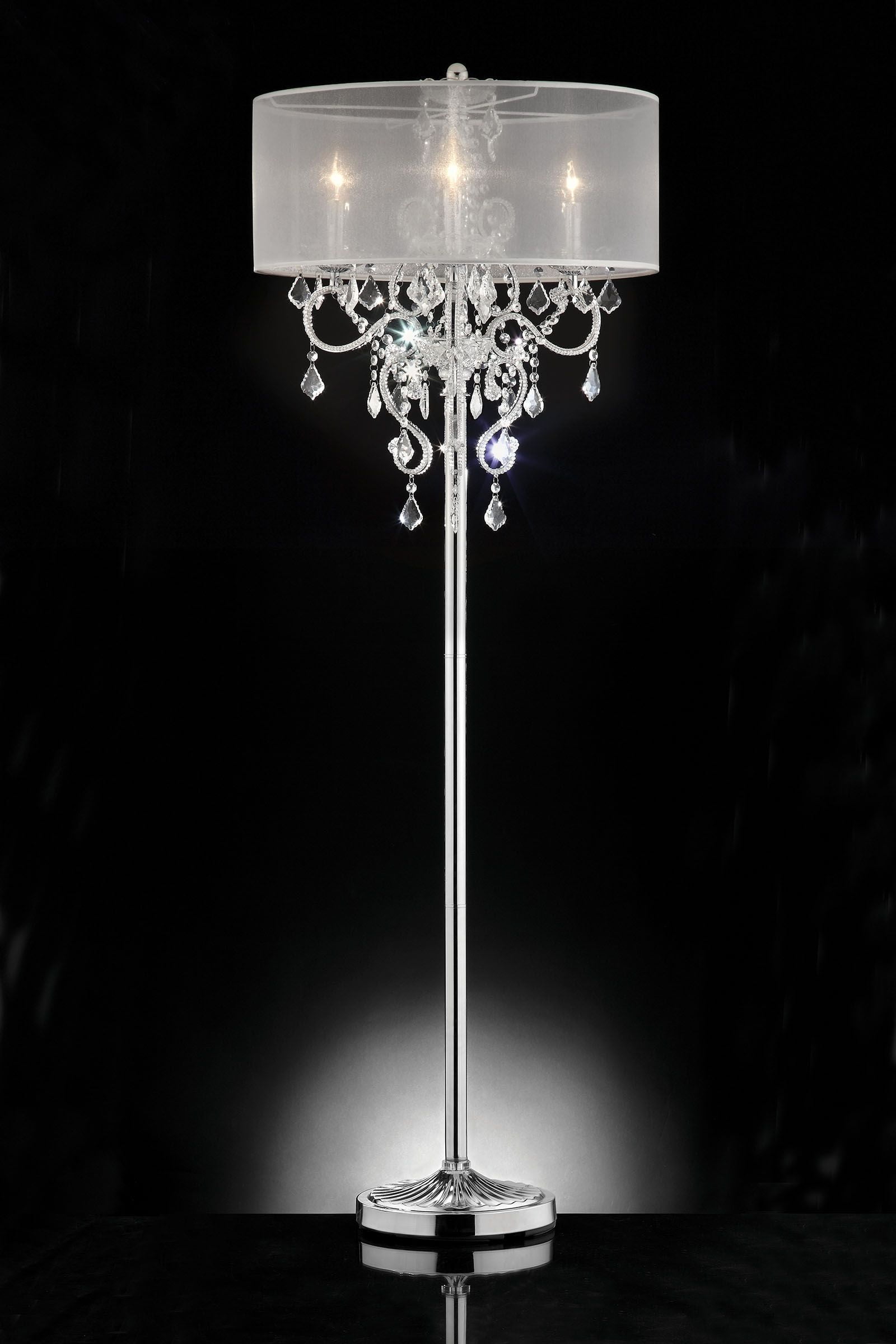 Rigel Silver Floor Lamp