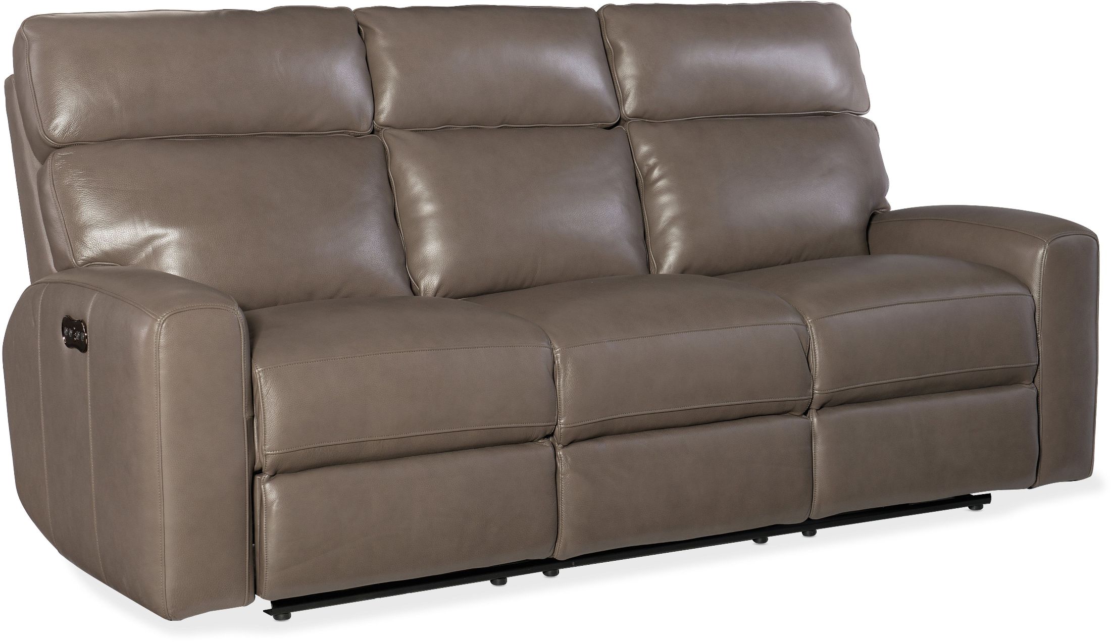 Mowry Dark Gray Power Reclining Sofa With Headrest