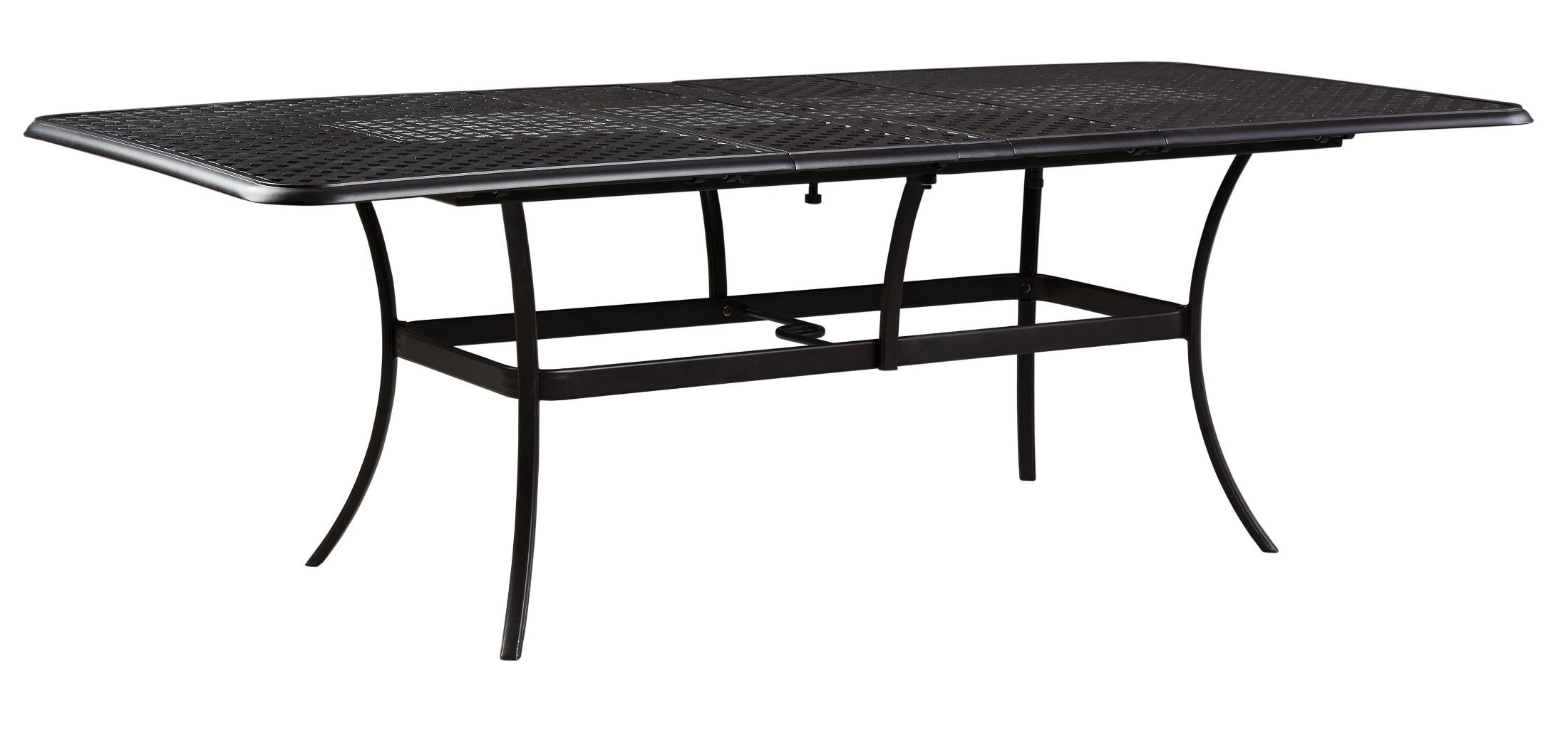 Signature Design By Ashley Tanglevale Burnt Orange Outdoor Tanglevale Burnt Orange Outdoor Extendable Rectangular Dining Table Main Image