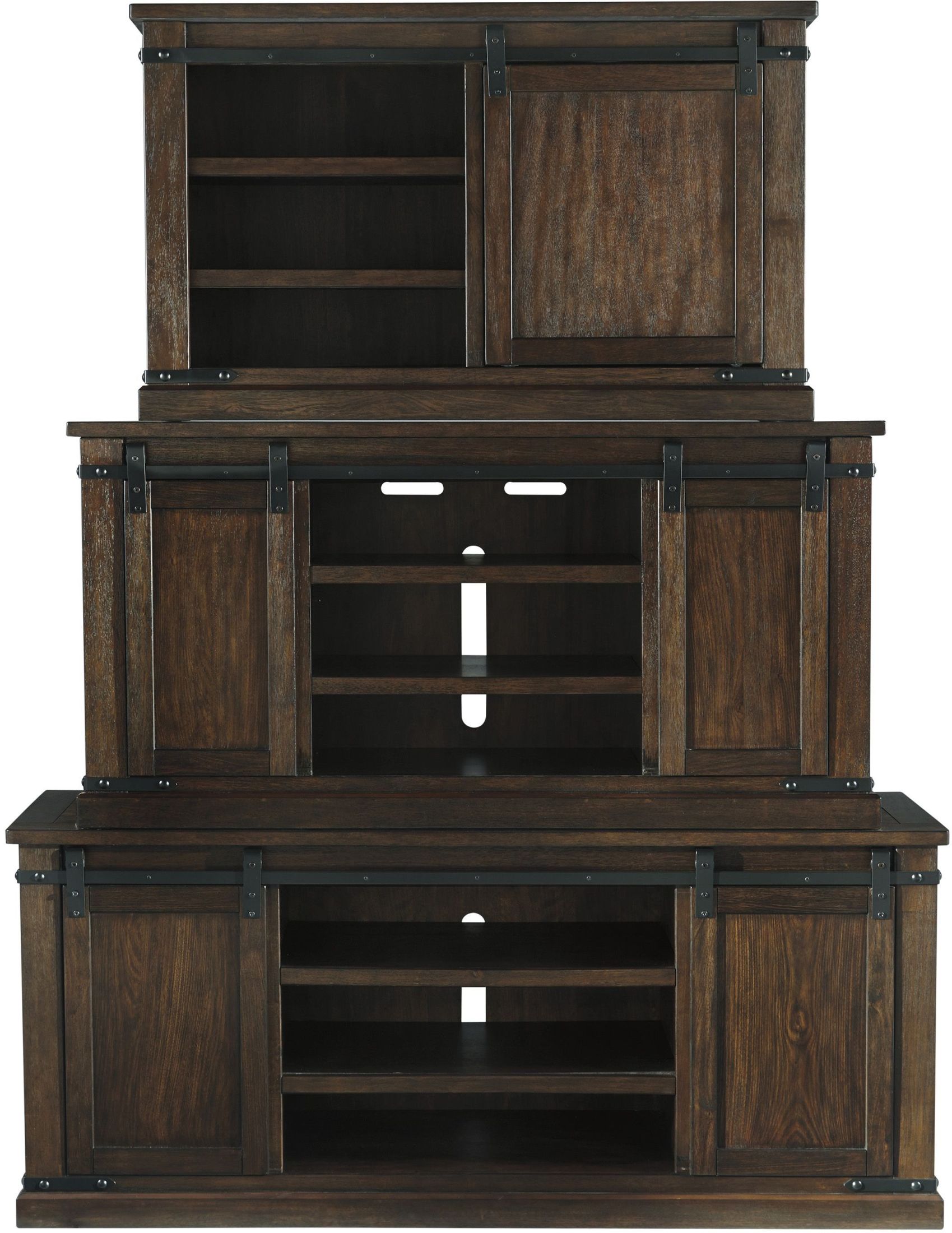 Budmore Rustic Brown Medium Tv Stand