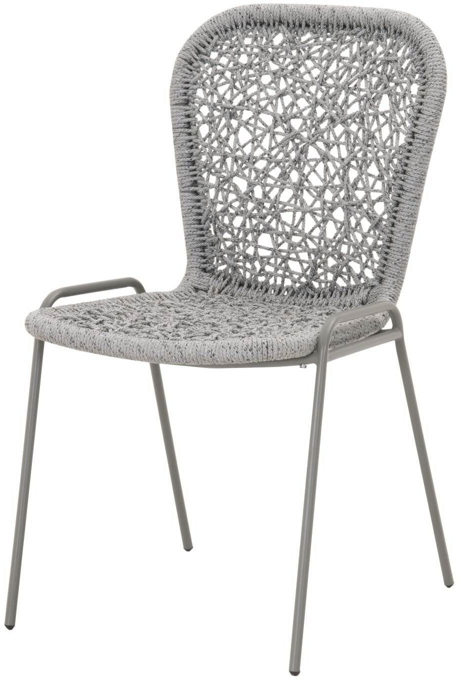 Orient Express Weave Platinum Rope Stacking Dining Chair Set Of 4 Weave Platinum Rope Stacking Dining Chair Set Of 4 Main Image