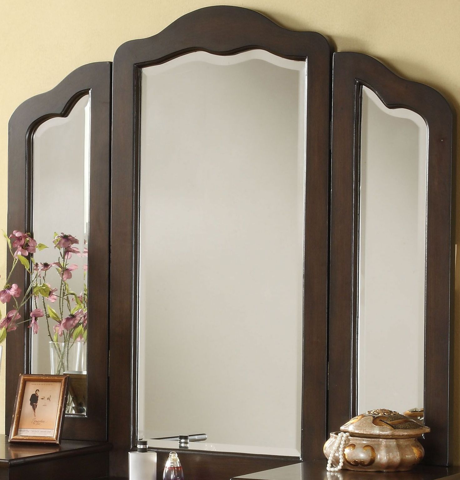 Annapolis Brown Vanity Mirror 1stopbedrooms